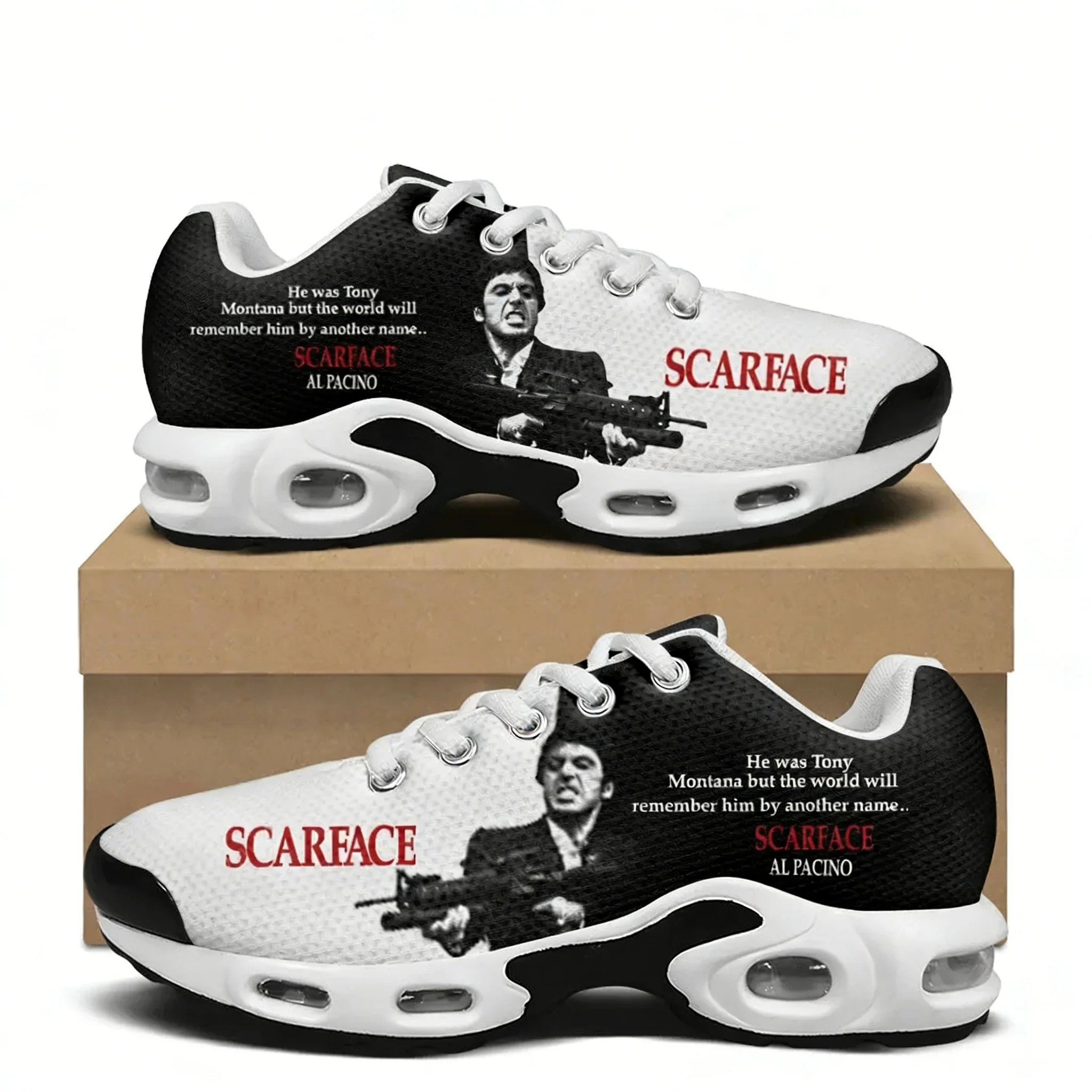 Running Gear Shoes - Scarface Air Cushion Sneakers Hot Movie