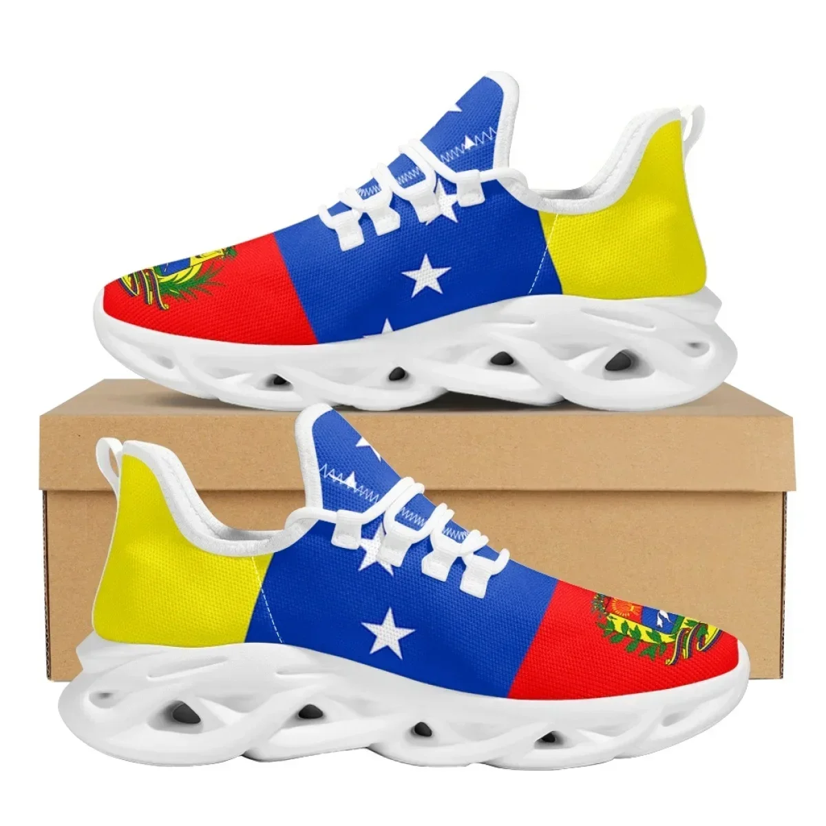 Running Gear Shoes - Venezuela Flag Sneakers for Womens Mens