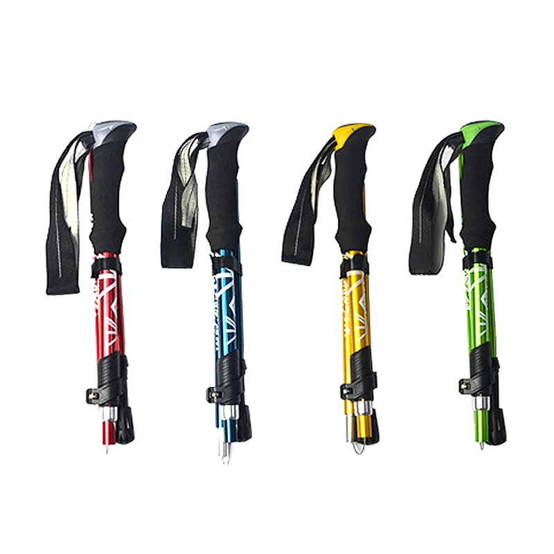 Trekking Pole Carbon - 5 Section Outdoor Fold Trekking Pole