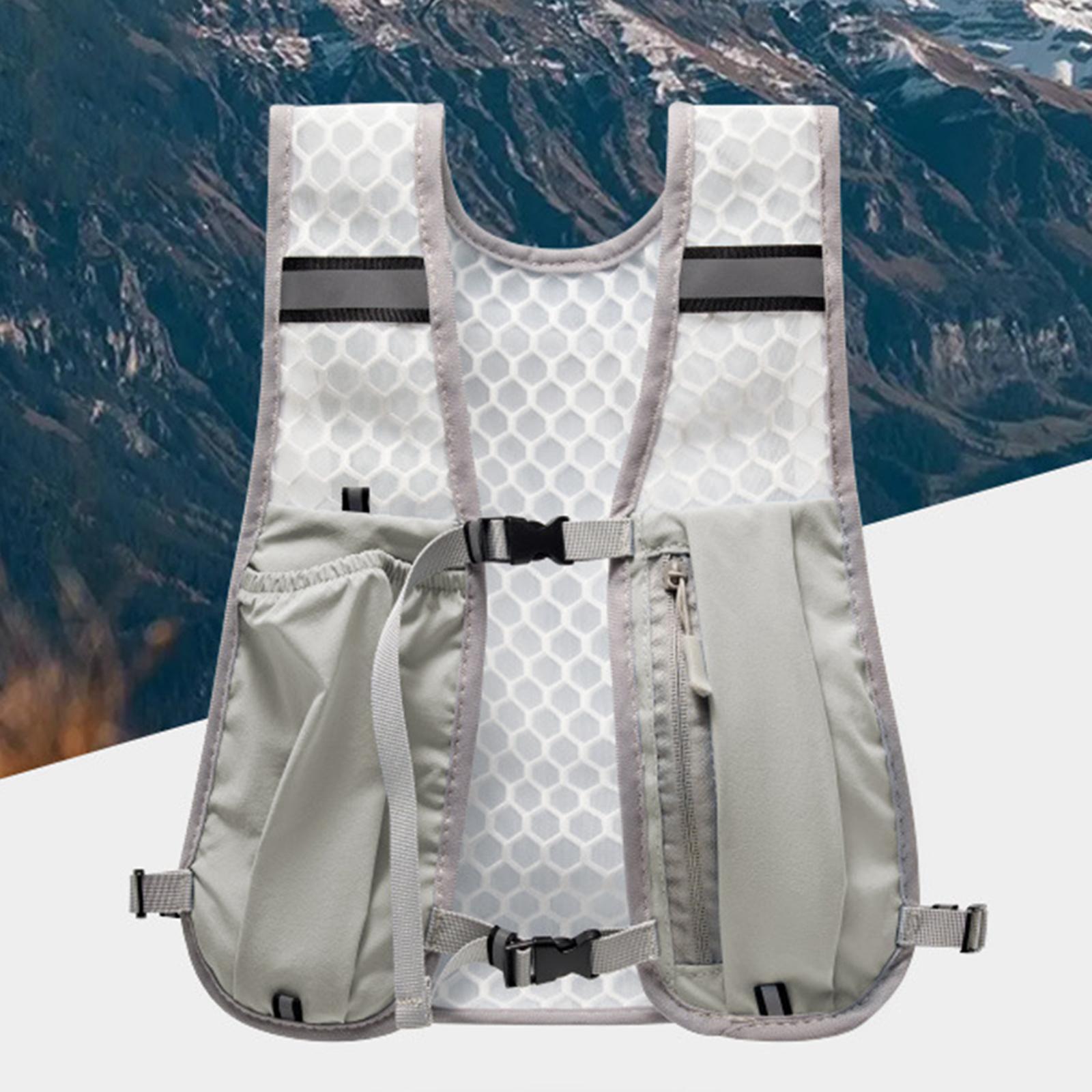Running Gear Hydration - Reflective Hydration Vest Pack Backpack Water