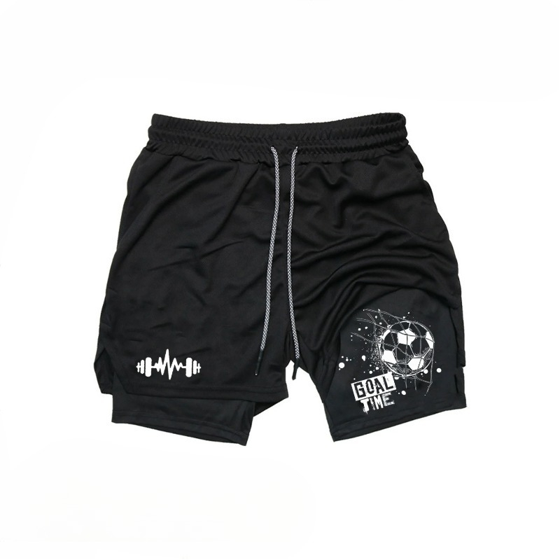Running Gear Quick Dry - Breathable Stretchy Men'S Summer Quick-Dry Double-Layer