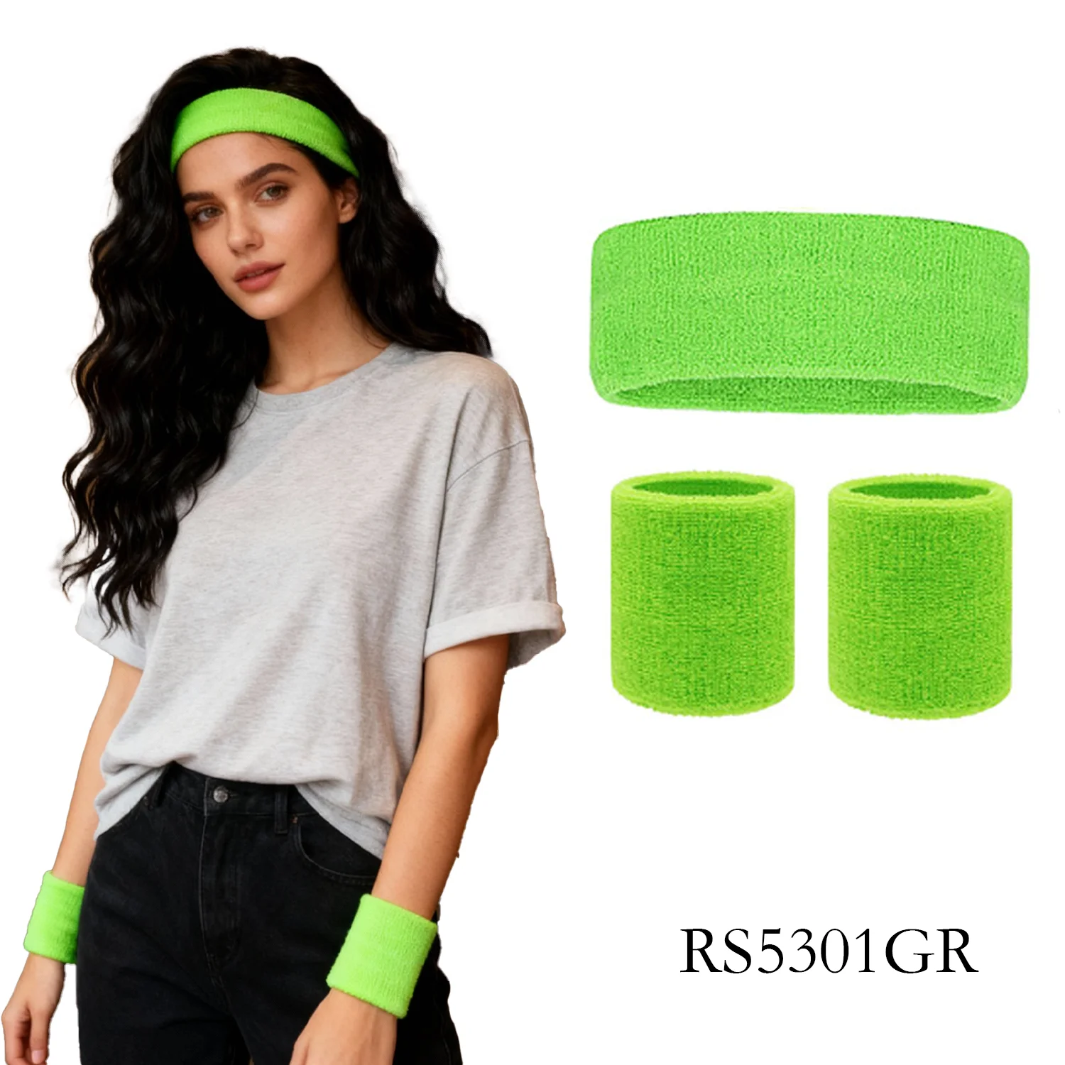 Sweat Band Wrist - Multi-Color Terry Wrist Sweatbands – Absorbent
