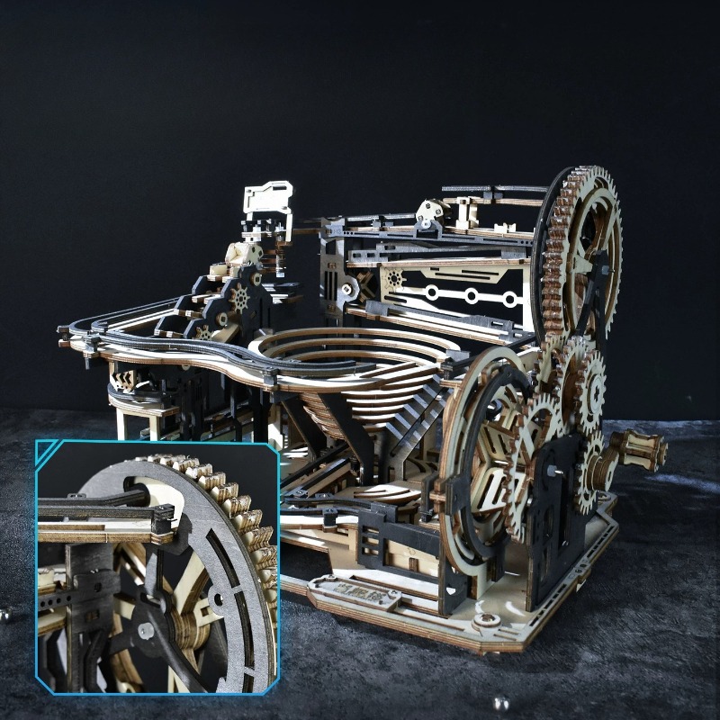 3D Wooden Ball Run Gears Sets  - огляд і ціна Running Gear Track