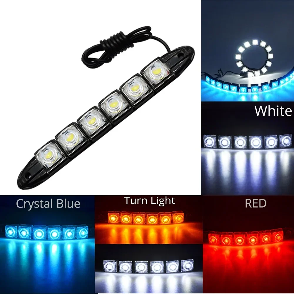 2PCS LED Waterproof DRL Light  - огляд і ціна Running Headlamp Led