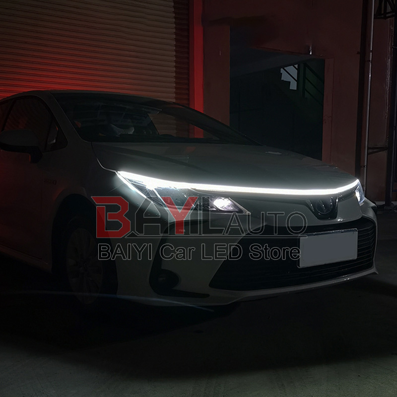12V White Car Hood Light Strip - огляд і ціна Running Headlamp Led