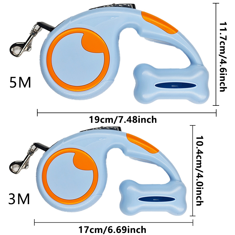 3m 5m Nylon Dog Leash Automati - огляд і ціна Running Gear Dog