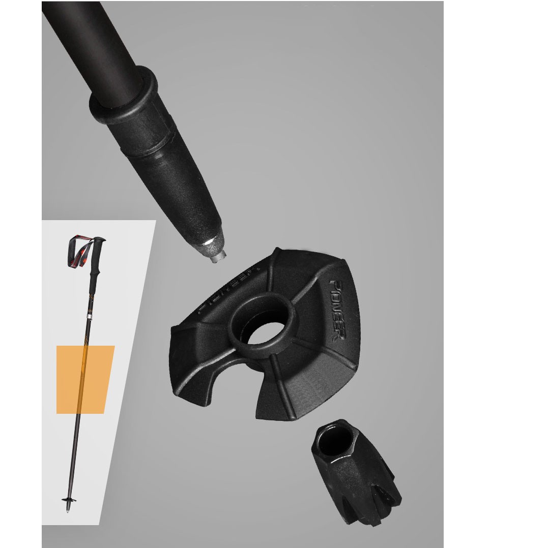 99% Carbon Fiber Folding Walki - огляд і ціна Trekking Pole Carbon