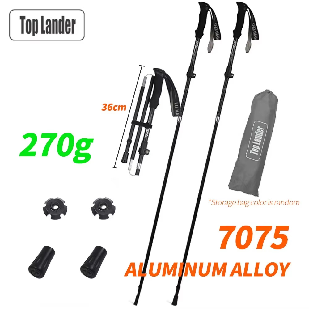 Foldable Trekking Pole 7075 Al - огляд і ціна Trekking Pole Carbon