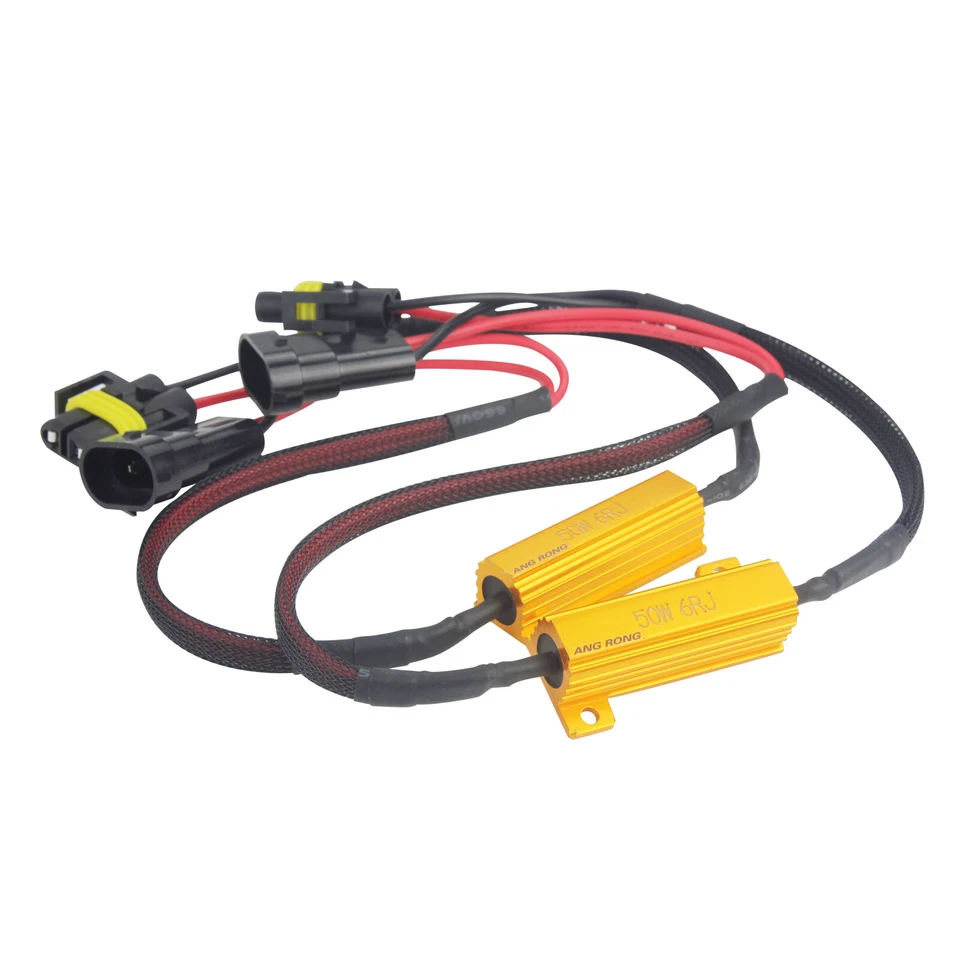 2x H11 H8 Load Resistors Wirin - огляд і ціна Running Headlamp Led