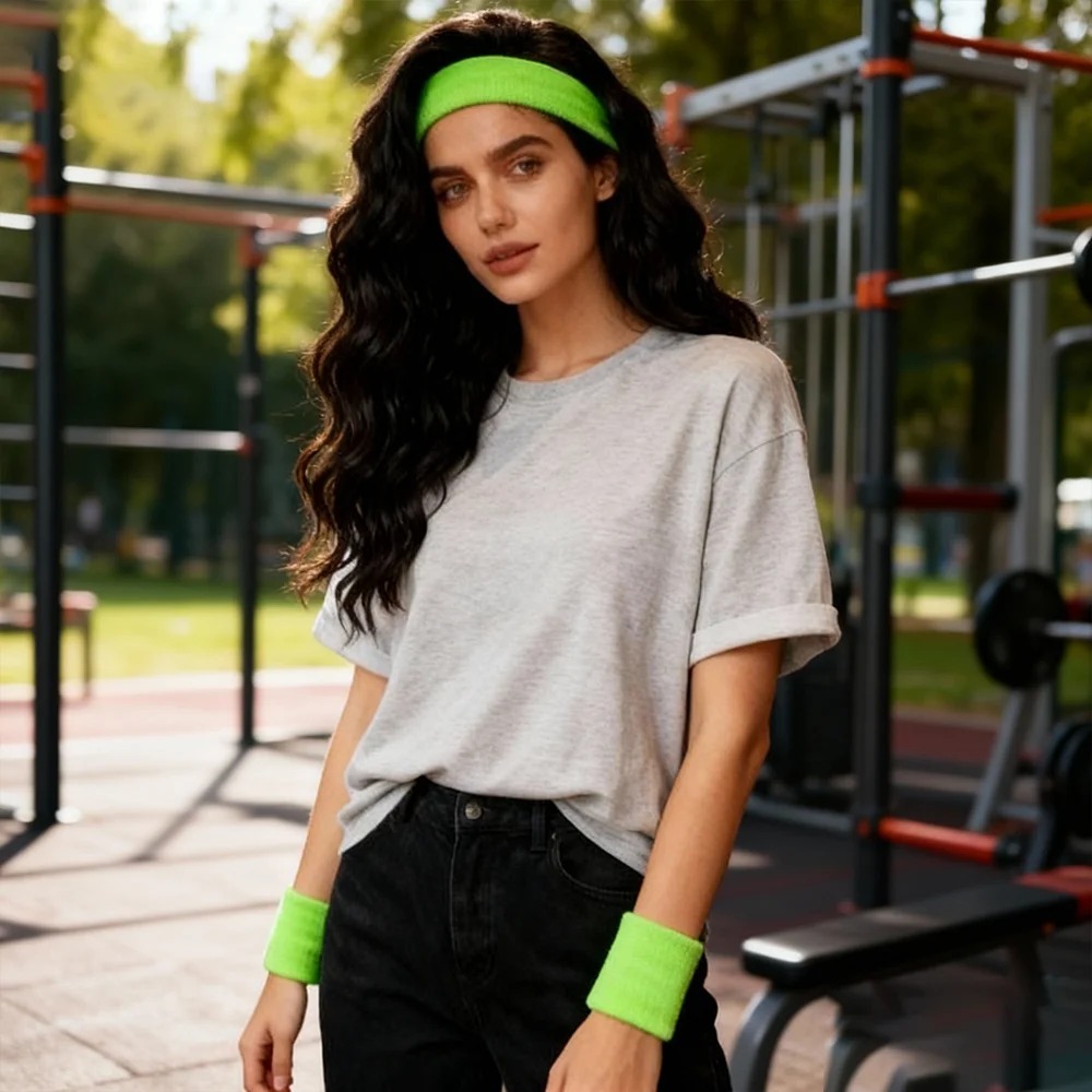 Multi-Color Terry Wrist Sweatb - огляд і ціна Sweat Band Wrist