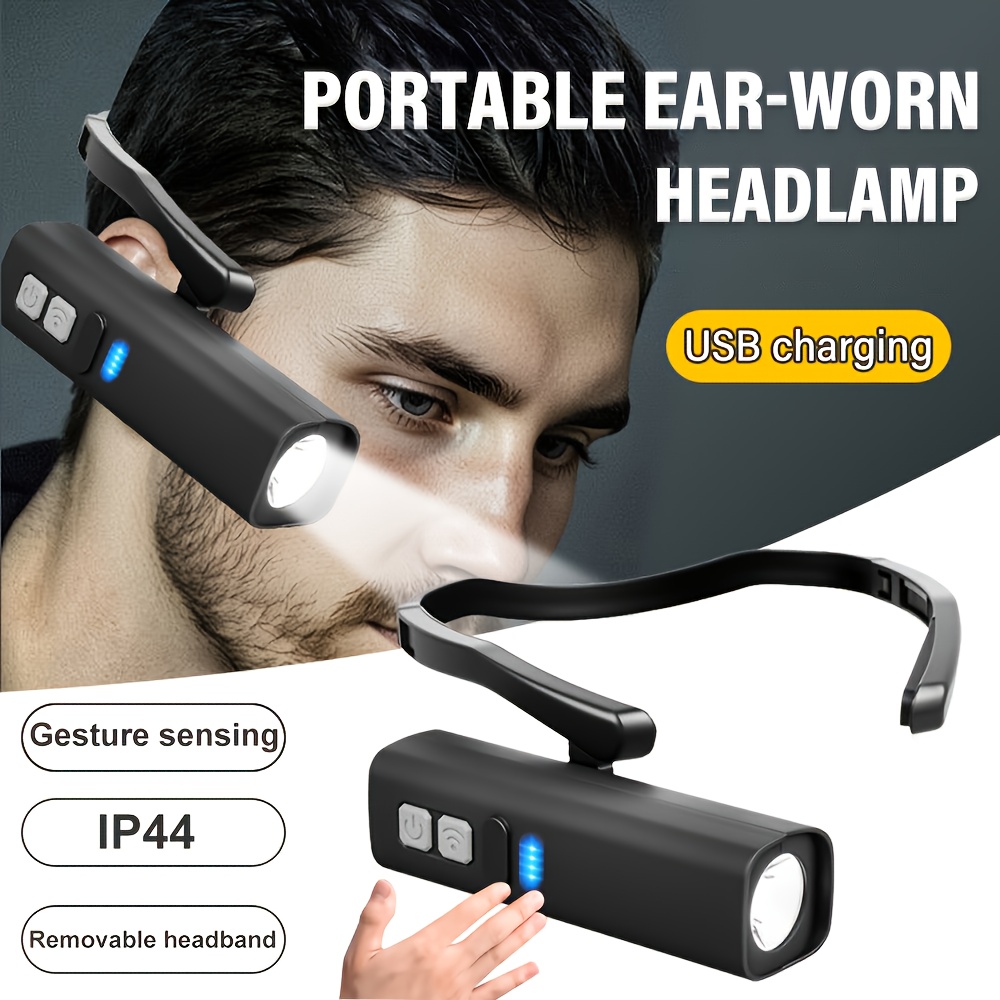 Rechargeable Ear Clip Headlamp - огляд і ціна Running Headlamp Led