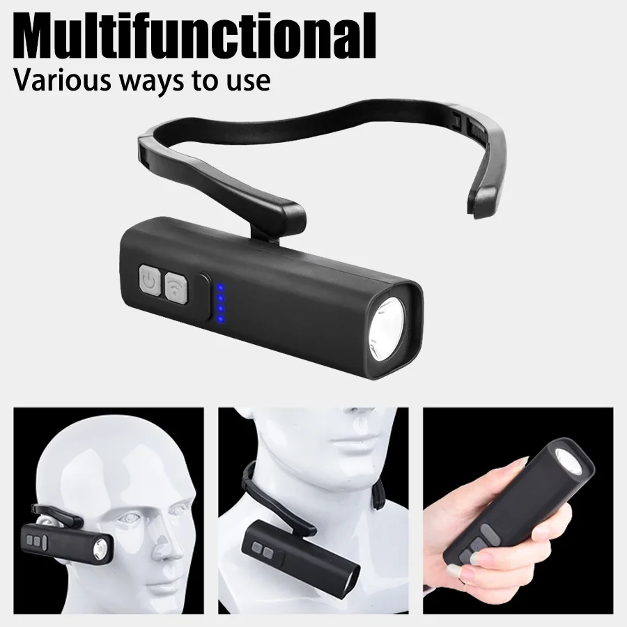 Rechargeable Ear Clip Headlamp - огляд і ціна Running Headlamp Led