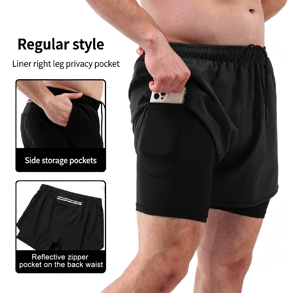 High-Waist 2-in-1 Running Shor - огляд і ціна Running Gear Quick Dry