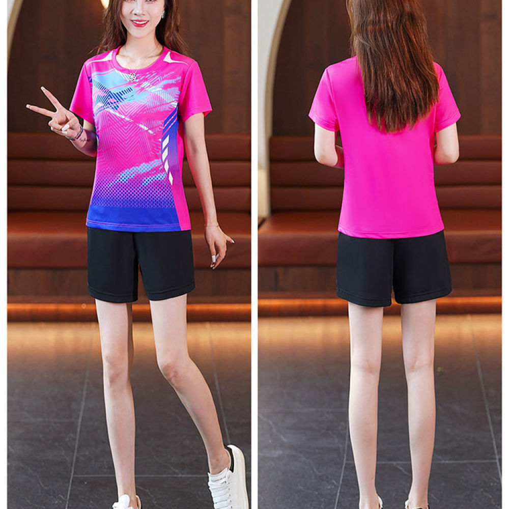 Summer Sports Top Womens Tee Q - огляд і ціна Running Gear Quick Dry